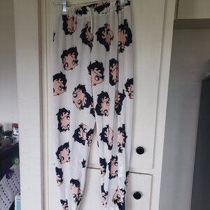 Betty Boop Crushed Velvet 411 Size Large Leggings